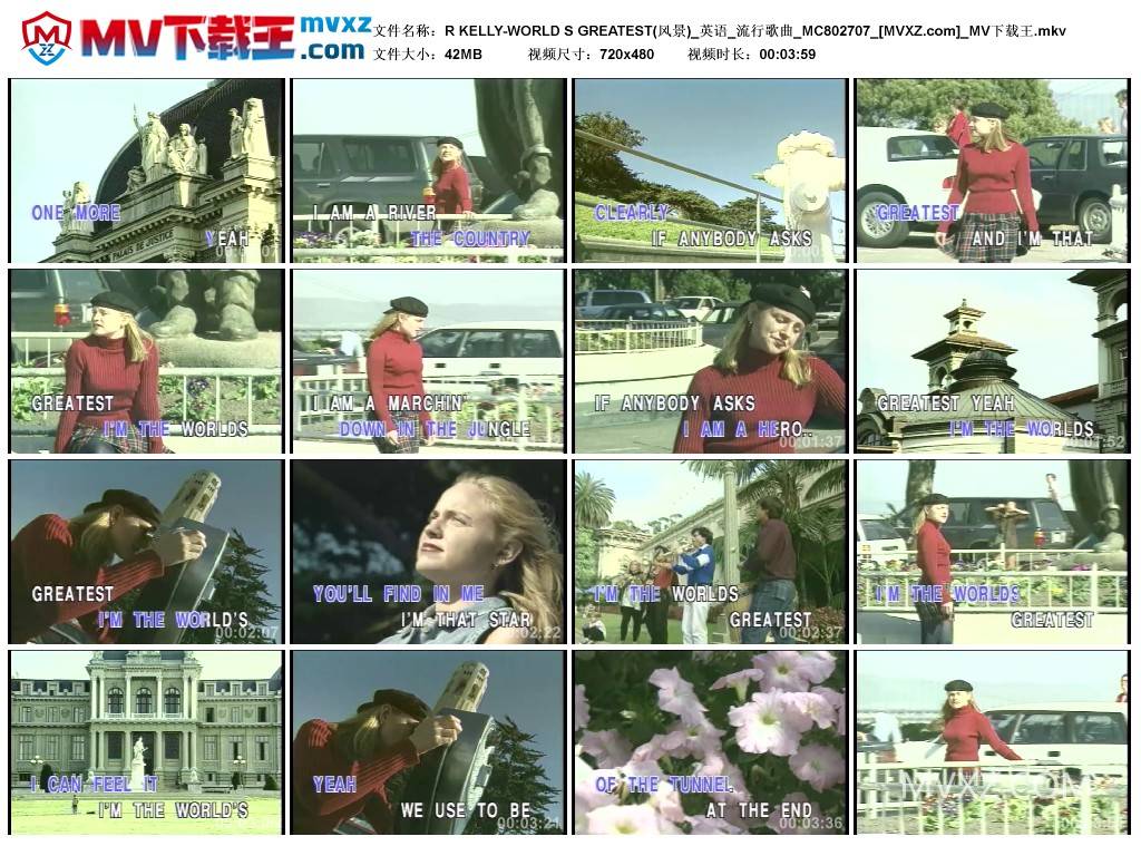 R KELLY-WORLD S GREATEST(风景)_英语_流行歌曲_MC802707